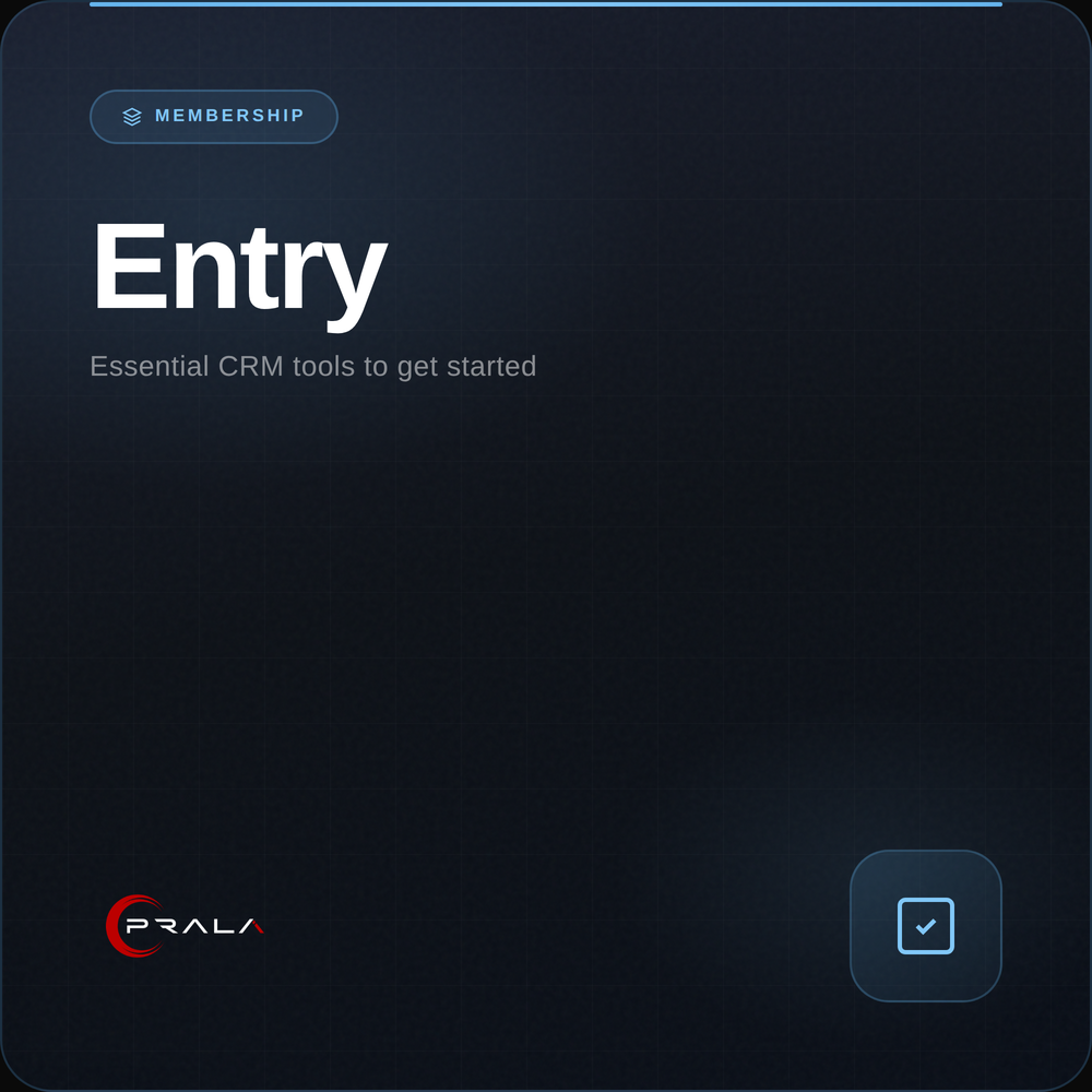 Entry CRM Membership: Annual